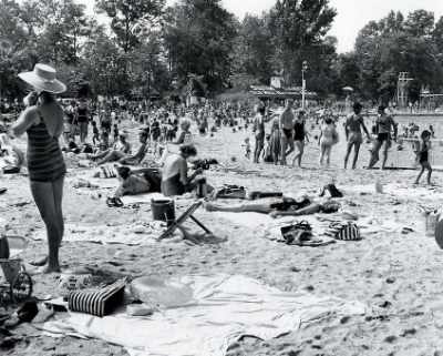 Old Mill Bathing Beach, Paramus NJ in the 1990s