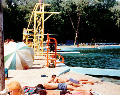 Old Mill Bathing Beach, Paramus NJ in the 1990s
