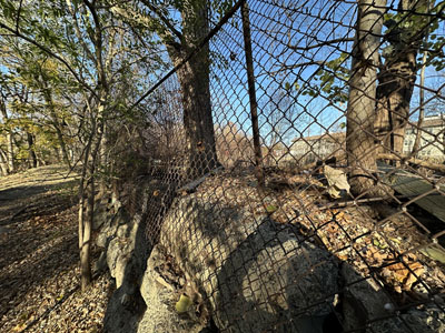 Remains of the Old Mill Bathing Beach, Paramus, NJ