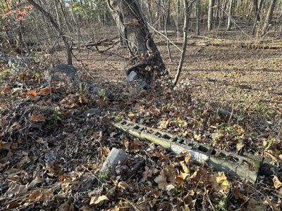 Remains of the Old Mill Bathing Beach, Paramus, NJ