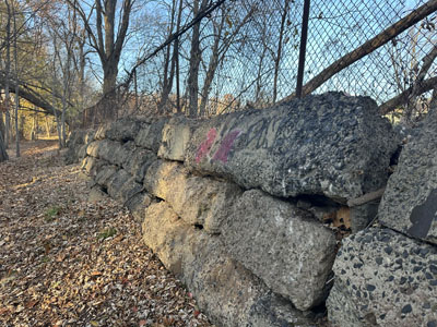 Remains of the Old Mill Bathing Beach, Paramus, NJ