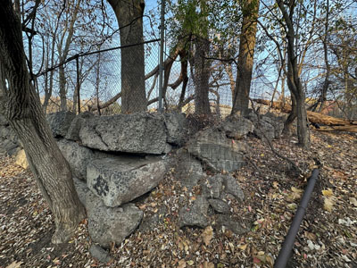 Remains of the Old Mill Bathing Beach, Paramus, NJ