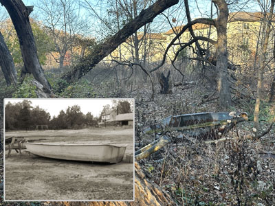 Remains of the Old Mill Bathing Beach, Paramus, NJ